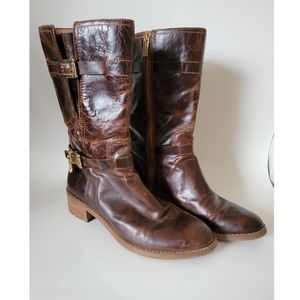 Michael Kors Distressed Boots